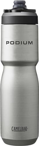 CAMELBAK Podium Ins Steel isolierte Edelstahl-Trinkflasche | 650 ML | passt in alle Standard-Flaschenhalter | Stainless