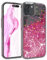 EAZY CASE - Glitzer Hülle - kompatibel mit iPhone 15 Handyhülle für iPhone 15 Hülle Silikon leichtes Shiny Cover stoßfestes Phone Case als Fallschutz in Klar Transparent/Pink