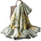 Silk Scarf Women Green painting Shawl Stain Neckerchief Head Wraps Thin Scarf Ladies Beach Shawl Vintage Painting Bridal Belt Chiffon Muslin Colorful Cloth Birthday gifts