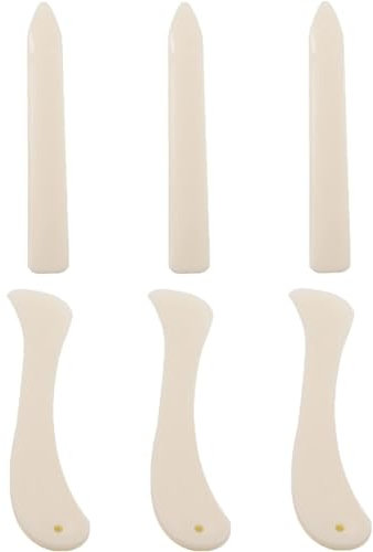 LEEQ 6 PCS Knochenordner Creaser - Falten Origami Werkzeug, Paper Creaser Set, Tool Leder Papier Creaser für Handgefertigtes DIY, Papier Und Kartonfalten, Papierknochen zum Basteln