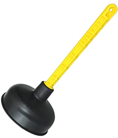 Mario10 4.52in/11,5 cm.Rubber Sink Plunger Toilet Unblocker Heavy Duty Bathroom Drain Unblocker Tool to Unclog Shower Drain Plunger for Sink Unblocker (Small)