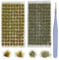 FREEBLOSS 321Pcs Static Grass Tufts Wild Grass Set Grass Tufts Miniatures for Garden Landscaping Modeling Grass Tufts for Train Landscape Diorama Materials with Tweezers