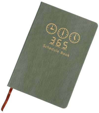 SEWACC Tragbares Schreibbuch 2025 Akademischer Planer für Den Tagesplan