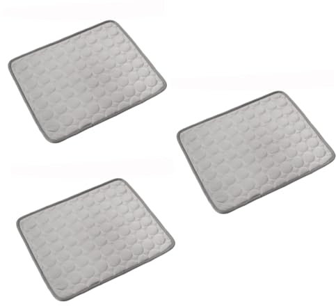 HAPINARY 3stücke Sommer Kühlmatte Für Haustiere Selbstkühlende Matte Für Hunde Und Katzen Wasserfest Langlebig s Für Heiße Tage