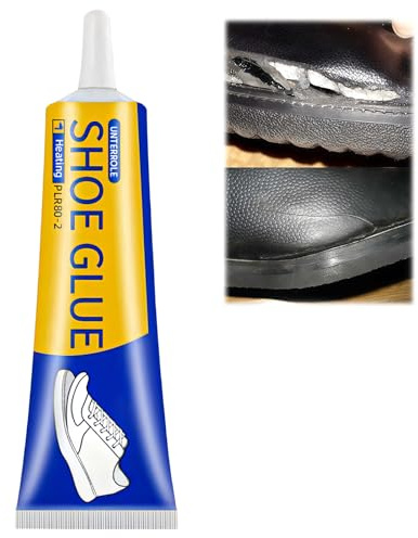 Shoe Glue Sole Repair, Used for Flexible Waterproof Soles and Uppers. Non-Hardening Shoe Glue for Trainers, Boots, and High Heels