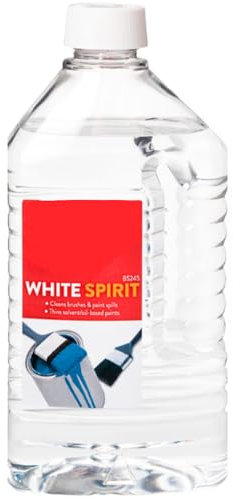 White Spirit 2L – Paint Thinner & Powerful Degreaser for Brushes, Oil-Based Paint, Varnishes | Heavy-Duty Cleaner, Fast-Drying, Low Odour – by HILACO