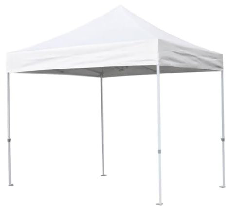 Canopy Replacement Cover, 3x3m Canopy Tent Replacement Top, Waterproof 420D Oxford Cloth Gazebo Covers for Outdoor Garden (White, Cover Only)