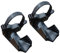 Lot de 2 butées de roue - Accessoires pour pneus larges jusqu'à 2,35 - Noir - Porte-bagages arrière de voiture - Pièces de rechange pour VTT et vélo de route - Porte-bagages arrière pour attelage de