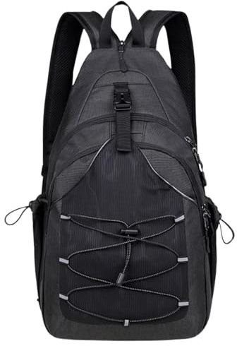 dewdat Sling Brusttasche | Geräumige Lauf Brusttasche Auch Für Damen | Bequeme Umhängetasche Für Jugendliche Und Erwachsene