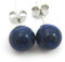 Ohrstecker Lapislazuli Kugel 8 mm 925er Silber