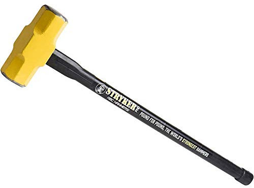 ABC Hammer strykerpro pro1236s 12 Pfund Stahl Fäustel mit 91,4 cm Stahl verstärktes Gummi Griff