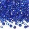 TOAOB 5000 Diamantes de Cristal Piedras Decorativas 3 mm Azul Cristal Acrílico Artificial Falsos Diamantes para Decoraciones de Mesa Rellenos Pecera