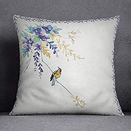 Bonamaison, Fundas de almohadones Decorativos, Funda de cojín, Poliéster y algodón, 45X45 cm - diseñado y Fabricado en Turquía