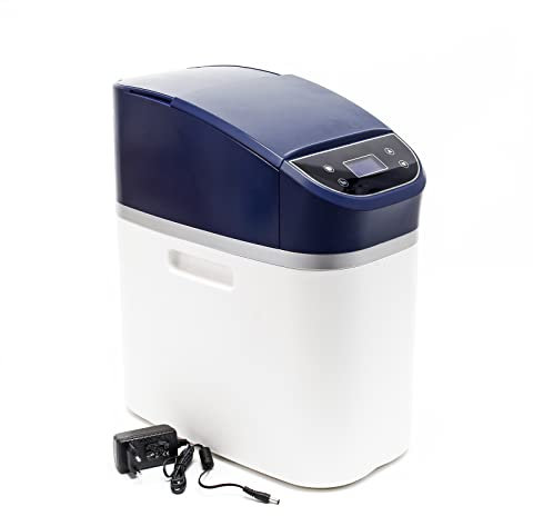 Wiltec NW-SOFT-R1 Adoucisseur d'eau – 215 x 475 x 600 mm – 500 l/h – 1-1,5 bars – avec Réservoir de saumure de 10 kg – Échangeur Ions, Détartrant d’Eau Dure