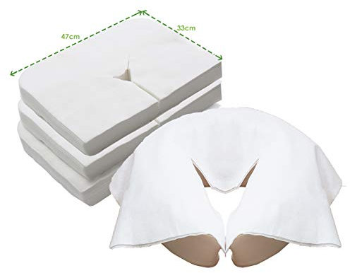 BodyPro® Disposable Face Rest Covers -Luxury Medical Extra Large Hygiene Grade - Soft Non Sticking Face Cradle/Head Cradle Covers/Massage Pillow/Massage Cover-[2 x Pack of 100]