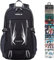 TOMULE Kleiner Wanderrucksack Damen Leicht,Faltbarer Rucksack Wasserdicht Herren 40L,Leichter Reiserucksack Damen Groß Schwarz