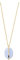 Skagen Halskette Für Frauen Meer Glas, Gesamtlänge: 40Cm + 5Cm Gold Edelstahl Halskette, SKJ1578710