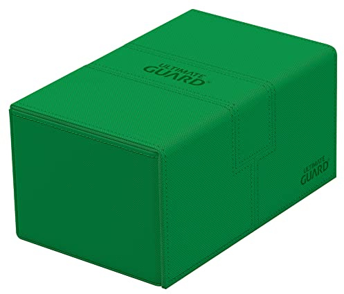 Ultimate Guard UGD011238 Twin Flip`n`Tray 160+ XenoSkin Monocolour Green Card Box