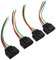 KIMISS 4 Stück Zündspule Stecker 1J0973724 Reparatur Kabelbaum ABS Ersatz für 5000 L5 A3 A8 RS4 RS6 S4 S5 S6 S8 TT L4