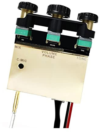 Pastilla De Guitarra Acústica Amplificador EQ Pastilla De Micrófono Clásica Reemplazo de Pastilla de Guitarra