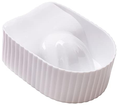 Fonowx Hand Einweichschale, Einweich Fingerschale, Einweich Gel Nagellack Entferner Schüssel, Einweichschale, Nagel Kunst Werkzeug, Dip Pulver Entferner Werk, Weiß