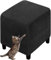 Hockerbezug Quadratisch/Rund 40x40/45x45/50x50cm Gray Stretch Ottoman Bezug Jacquard Velvet Fußhocker Bezug Luxuriöser Hockerabdeckung Waschbar Hocker Protector (Color : A30, Size : 40x40cm/15.7x15.