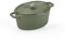 Berndes Bräter B.iron 6L mit Deckel - 31x24 cm - Gusseisen mit Emaillebeschichtung - Kochtopf zum Schmoren und Braten - Induktionsgeeignet - für alle Herdarten - Grün