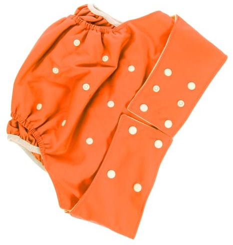 SOLUSTRE Wiederverwendbare Wasserdichte Erwachsenenwindel Mit Verstellbaren Doppelknöpfen Aus Weichem Elastischem Stoff Auslaufsicher Für Ältere Menschen Bei Leichter Bis Mittlerer Inkontin