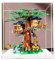 Acrylic Display Case for Lego 21318 Tree House, Transparent Dustproof Display Case for Lego 21318 Construction Kit, (Model not Included) 40 x 40 x 45cm (White Base)