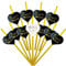 Team Bride Drinking Straws (25pcs) Black and Gold Drinks Utensils for Bachelorette Party Games Pre Wedding Celebration Accessories Hen Party Props