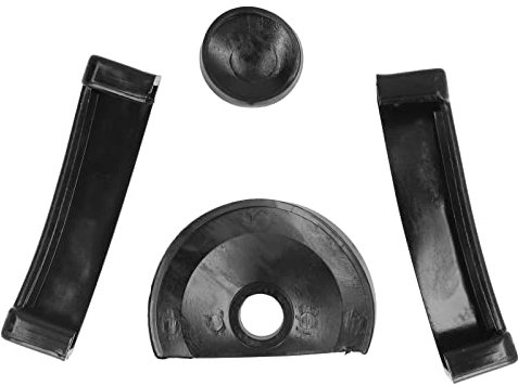 ‎ 4 Sets Gummi-Schraubstock-Schraubstock-Pads, Schraubstock-Pad-Zubehör, Backenpolster-Schutzabdeckung, Mehrzweck-Kombinationsrohr, Heimschraubstock, Rutschfestes Zubehör für