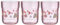 Mepal Kinder-Trinkgläser Mio 3er Set Trinkglas für Kinder Kinderbecher ab 9 Monaten Spülmaschinengeeignet 250ml Flowers & Butterflies