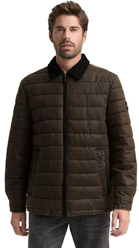 TOM TAILOR Herren 1048277 Overshirt mit Coating