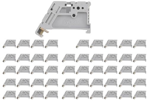 Lonrtesw 50PZ Clip Di Montaggio Per Blocchetto Terminali Per Morsettiera Din 35Mm