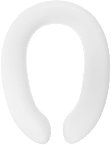 ibasenice Coussinets pour Siège de Toilette en Pu Blanc, Doux et Pratiques, Accessoires pour Apprentissage la Propreté des Tout-petits à Domicile en Voyage