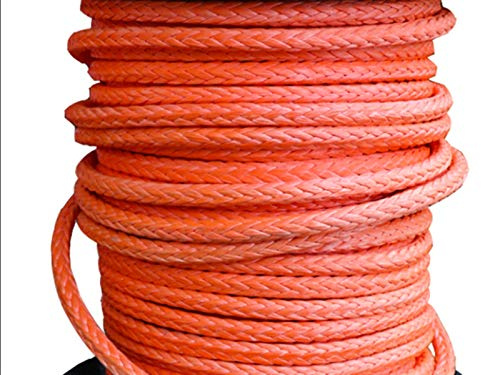 Corda dell'argano, 20mm x 60 metri arancione corda for verricello sintetico da for ATV/UTV 4x4 OFF Accessori for strada