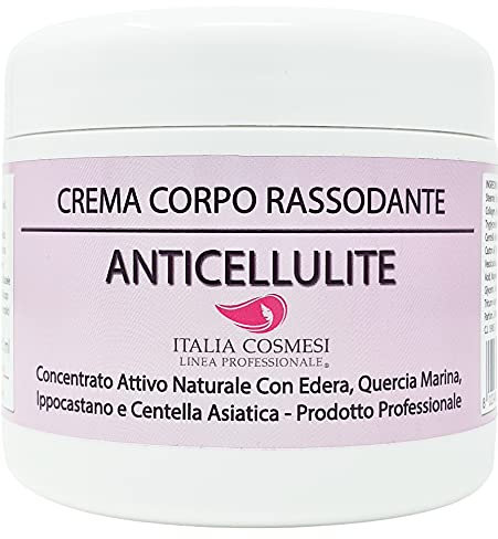 Crema Corpo Anticellulite Rassodante Professionale Concentrato Attivo Naturale 500 Ml Made in Italy