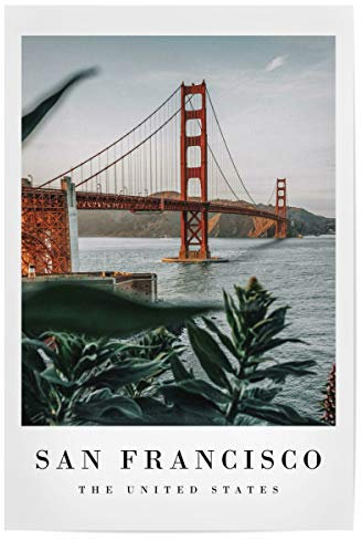 artboxONE Poster 30x20 cm Städte/San Francisco Golden San Francisco - Bild Bridge Bridge usa