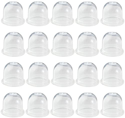 Yingshop Lot de 20 ampoules d'apprêt pour tronçonneuse Walbro‿188-14 Homelite Echo 12318140630 12318109560 Stihl Ryobi Poulan Zama Shindaiwa 7002981480 2003681670 McCulloch 44725108200 Carburateur