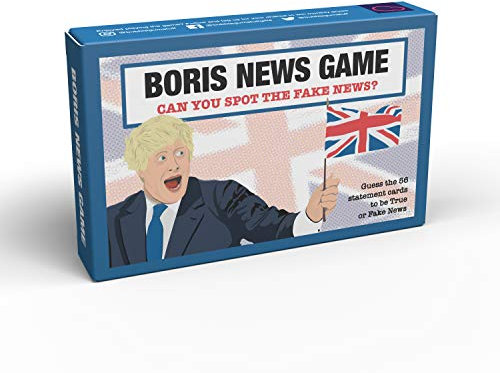 Bubblegum Stuff - Boris News Spiel | Guess The Fake News Boris Zitat Comedy Kartenspiel - Lustiges wahres oder falsches Ratespiel | Geeignet für Familie – Jugendliche und Erwachsene