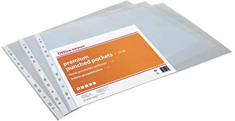 Prosperkthüllen A3 hoch Packung 50 Stück glasklar 110micron Premium