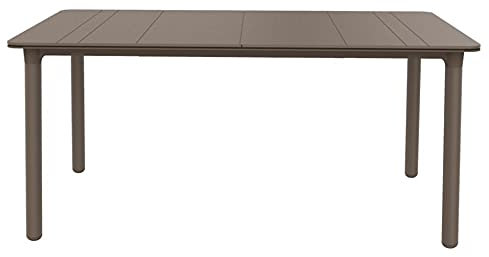 Resol Noa Mesa Rectangular Interior, Exterior 160x90 | jardín, terraza, balcón, Salon, Cocina, Comedor | diseño, Ligero, Multiusos | 4-6 Personas | Pie Chocolate - Tablero Chocolate