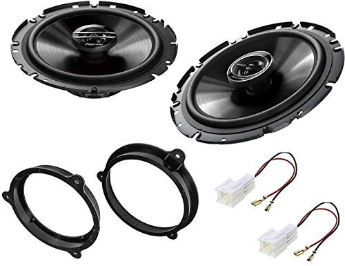 sound-way Kit Completo con adaptadores de Montaje con Altavoces Pioneer Compatible con Renault, Nissan, Dacia, Smart