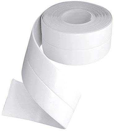Waterproof Bath Sealant Tape - White Shower Seal Strip for Kitchen Sink, Toilet, Window Corner Gap - Moisture-Proof Mildew-Proof Wall Sealing 3.2m × 3.8cm
