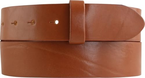 BELTINGER Gürtel aus Vollrindleder ohne Schnalle 4 cm | Jeans-Gürtel für Damen Herren 40mm | Vollleder-Gürtel in