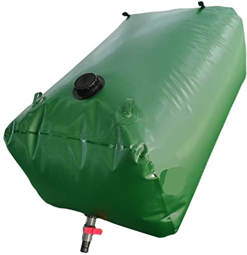 WANLIAN Poche de stockage d'eau de grande capacité de 2000 L, réservoir d'eau portable pliable de grande capacité, sac à eau souple, résistance à la sécheresse, prévention du feu, eau d'urgence