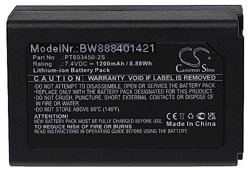 vhbw Akku kompatibel mit Extech VPC300 Messgerät (1200mAh, 7,4V, Li-Ion)