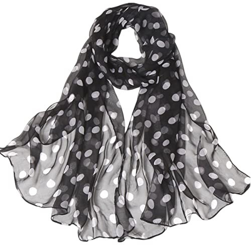 FAIRYGATE Seidentuch Haare Chiffon Seiden Tuch für Damen Mädchen Elegantes Accessoire Seiden Schal Halstuch Schulter Tuch A4814