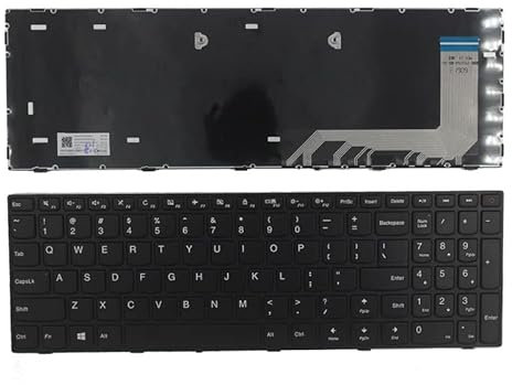 BAETI Nuevo Teclado US/RU for l-en-ovo ideaPad 110-15ISK 110-15IKB 110-17ACL 110-17IKB 110-17ISK US/Ruso Teclado portátil sin retroiluminación (reemplazo de Teclado) (Color : US Keyboard)