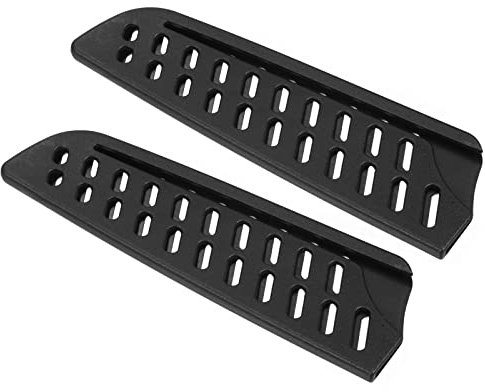 PATIKIL PP Seguridad Cuchillo Funda Mangas para 5 Santoku Cuchillo, 2 Paquete Cuchillos Filo Guardia Hoja Protector Universal Cuchillo Funda Portátil para Cocina, Negro
